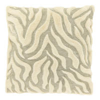 DEKOKISSEN Fenna Weiß 45/45/8 cm - Weiß, Textil (45/45cm) - Unique Living