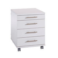 ROLLCONTAINER Eagle 57x42x50 cm 4 Schubladen Lichtgrau - Grau, Holz (42/57/50cm) - PROREGAL