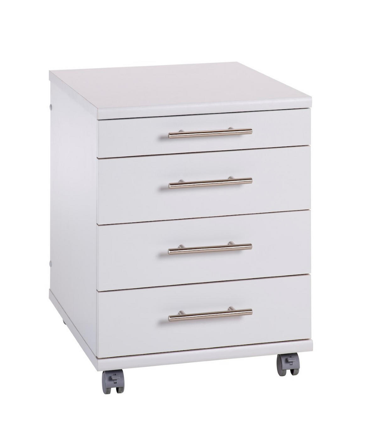 ROLLCONTAINER Eagle 57x42x50 cm 4 Schubladen Lichtgrau - Grau, Holz (42/57/50cm) - PROREGAL