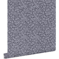 TAPETE Blumen 50 x 900 cm - Blau, Papier (50/900cm) - ESTAhome