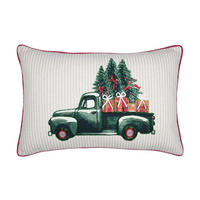 WEIHNACHTSKISSEN Print 35/55 cm - Multicolor, Naturmaterialien (55/35cm)