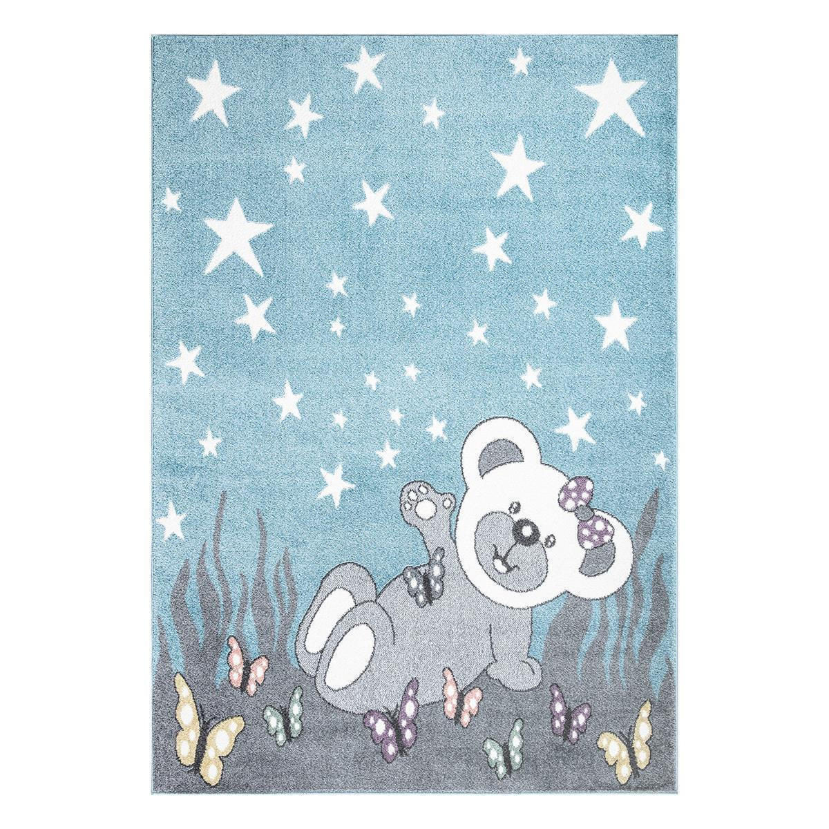KINDERTEPPICH Anime 916 Blau 190x280 cm - Blau, Textil (190/280cm) - carpet city