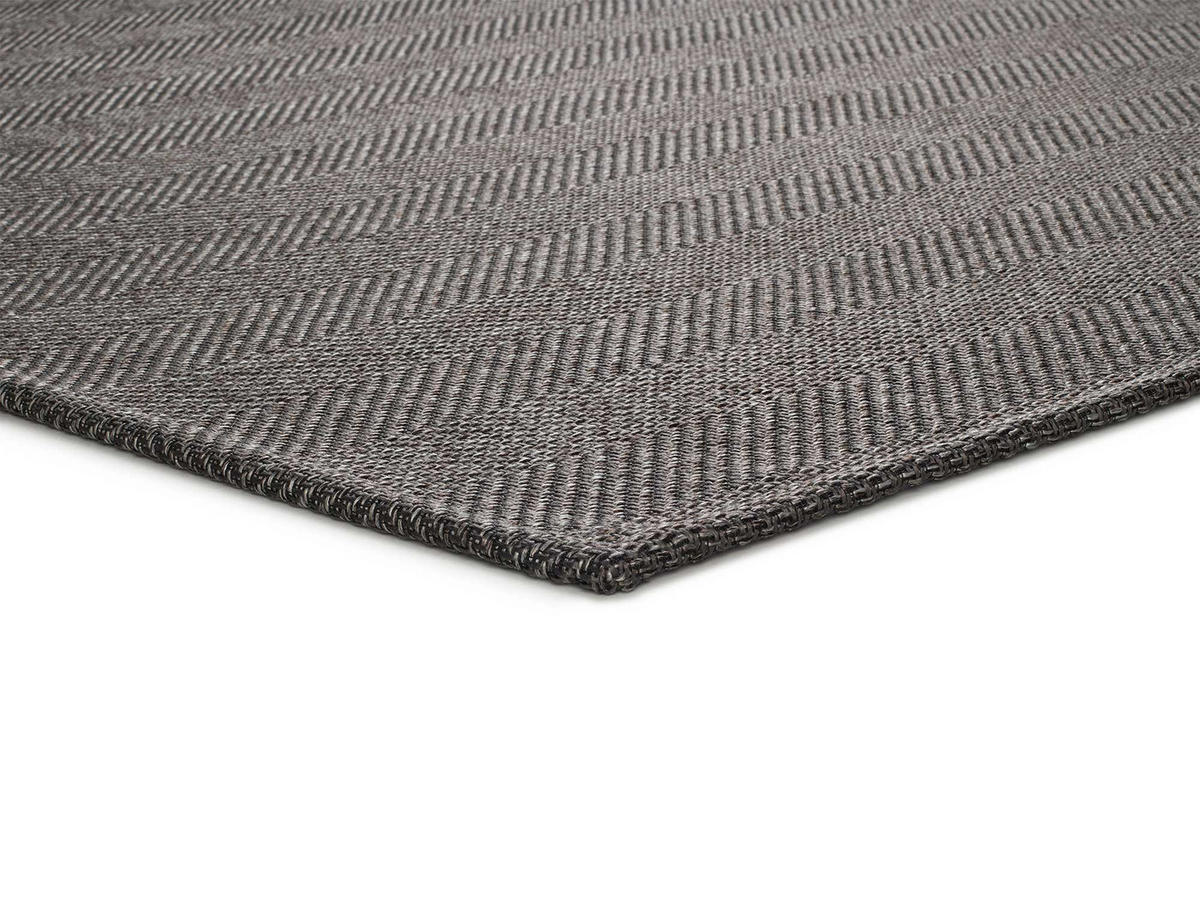 FLACHWEBETEPPICH Grau Espiga 140/200 cm - Grau, Textil (140/200cm) - Atticgo