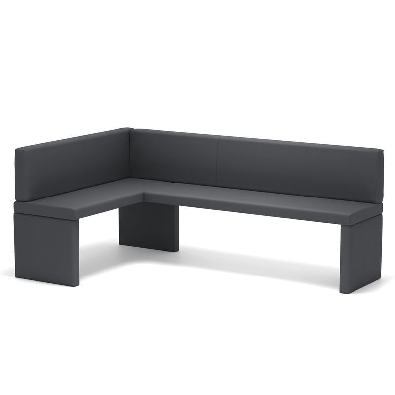 Idohome Eckbank Dunkelgrau 168x128 cm