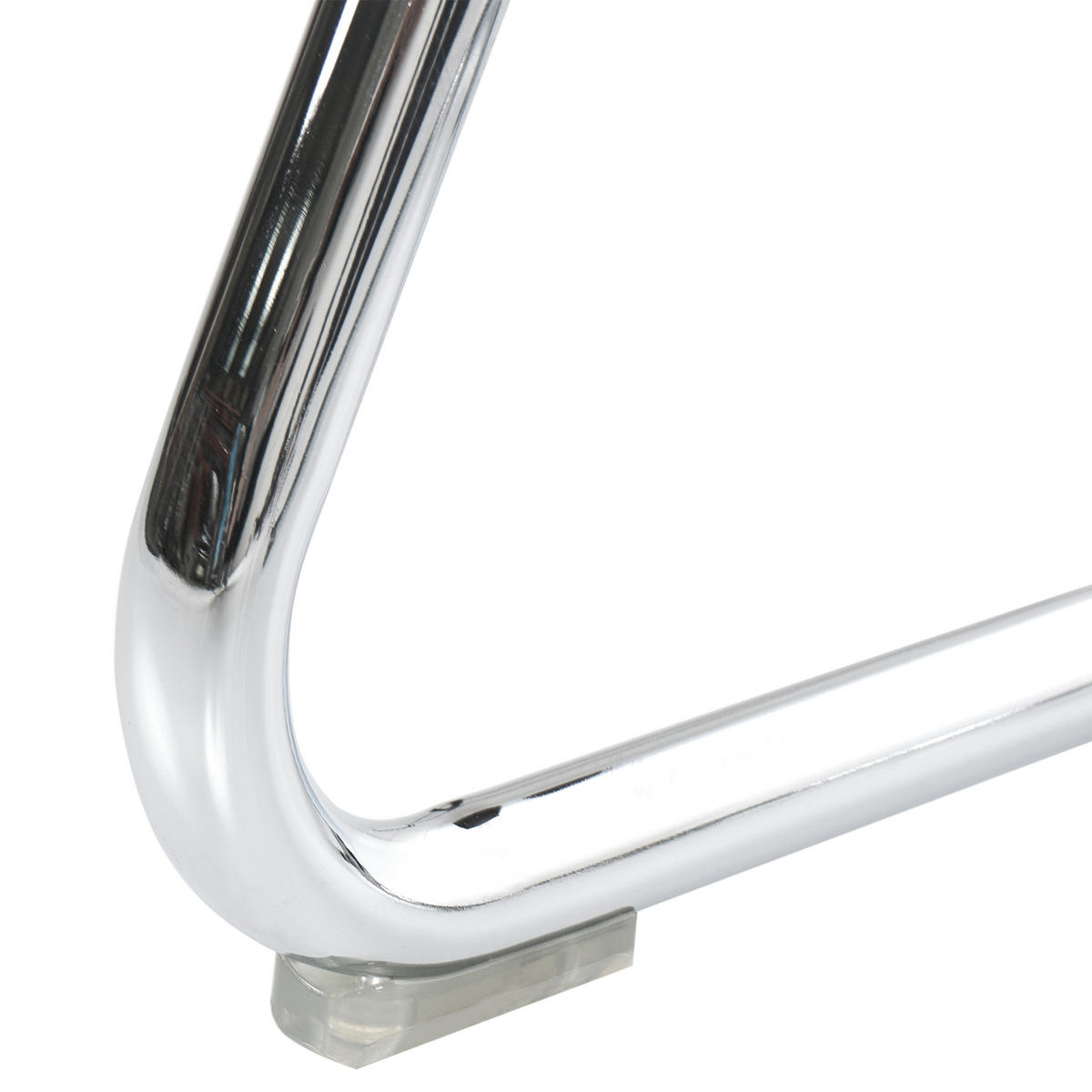 ESSZIMMERSTUHL 2er Set Transparent Oshkosh - Transparent/Silberfarben, Kunststoff (47/63/50cm) - Beliani