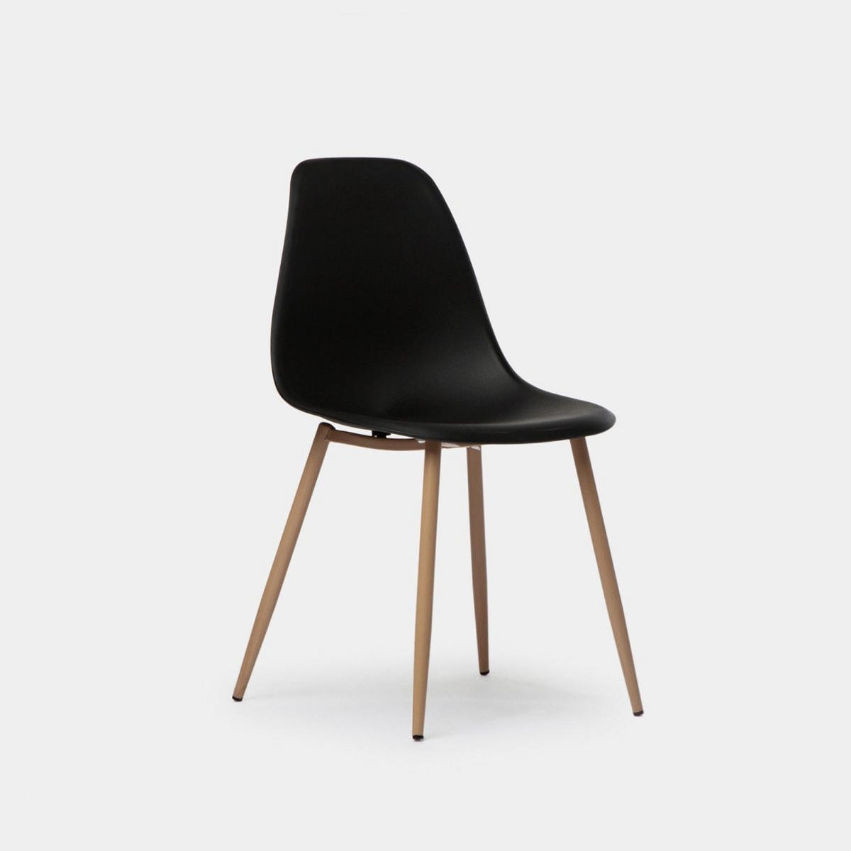 STUHL FÜR DRAUSSEN Nina Schwarz 45 cm x 80 cm - Schwarz, Kunststoff (45/80/53cm) - Klast Home