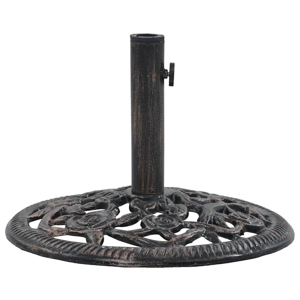 vidaXL Sonnenschirmständer Bronze 48x48 cm