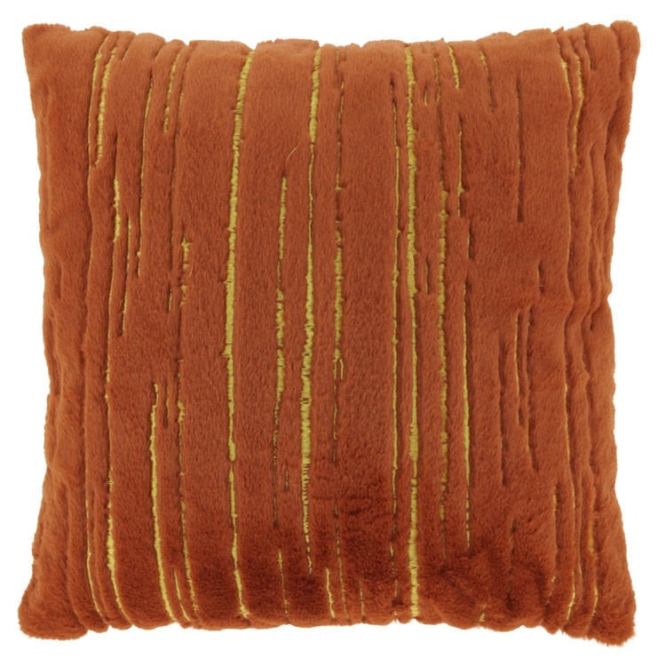 KISSEN Kristy - Orange - 45/45/ cm - Orange, Textil (45/45cm) - Unique Living