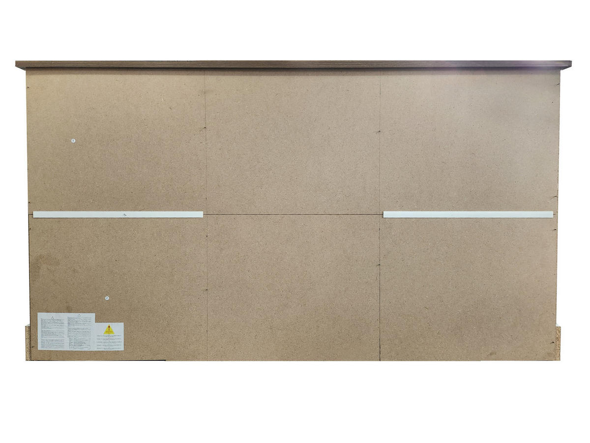 SIDEBOARD 140cm Weiß Holzoptik 2 Türen 2 Schubladen - Multicolor, Holzwerkstoff (40/79.5/140cm) - FLIEKS