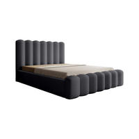 POLSTERBETT Macon Stoff Euphoria - Anthrazit, Holzwerkstoff/Textil (180/200cm) - Fun Möbel