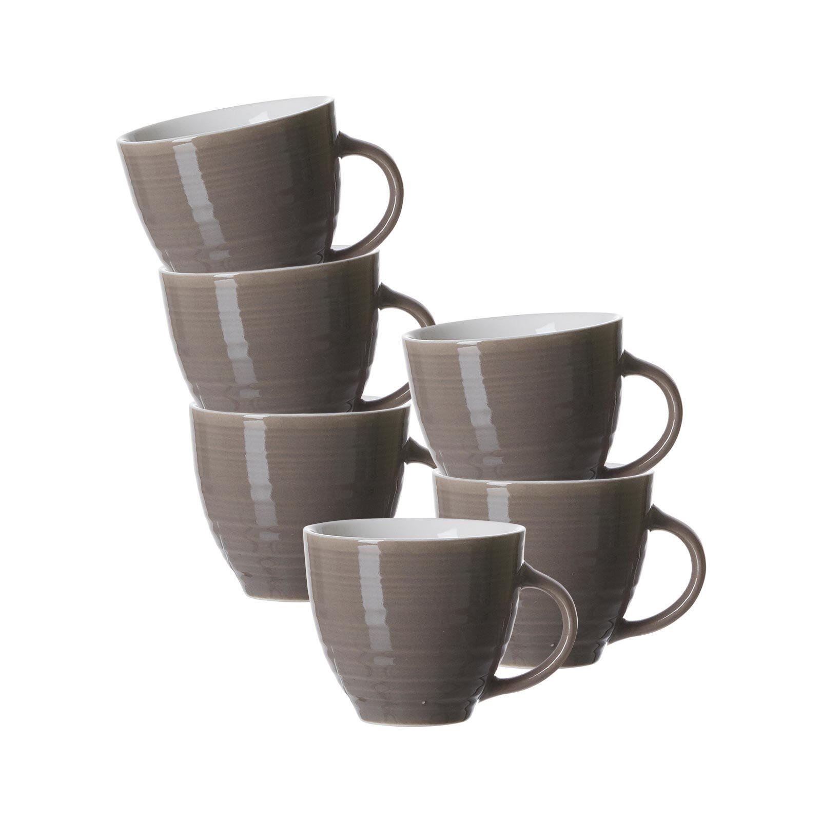 ESPRESSOTASSEN Suomi Braun 90 ml 6er Set - Braun, Keramik (0.09L) - Ritzenhoff Breker