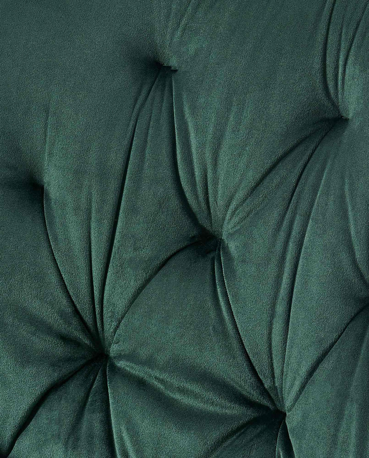 STUHL 2er Set Samt grün - Schwarz/Grün, Textil/Metall (52/84/59cm) - CLP