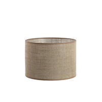 LAMPENSCHIRM Caden Braun Ø30/21 cm - Braun, Textil (30/30/21cm) - Light & Living