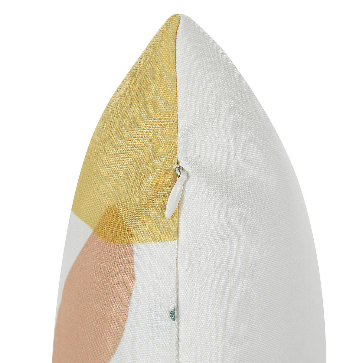 GARTENKISSEN 2er-Set Blättermotiv bunt 45/45 cm Tegea - Multicolor, Textil (45/45cm) - Beliani