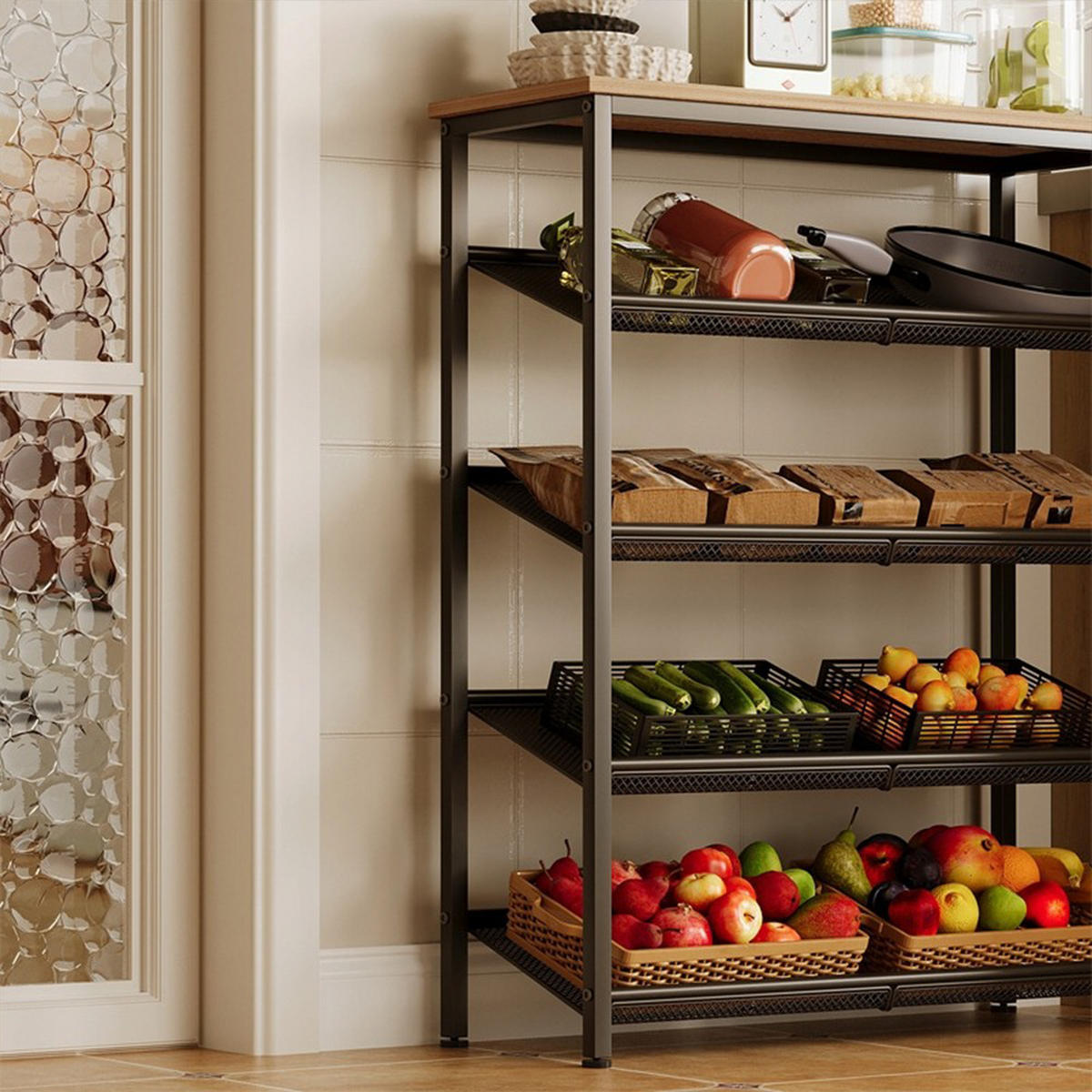 KÜCHENSCHRANK, braun 75/28/93 cm - Braun, Holzwerkstoff (75/93/28cm)