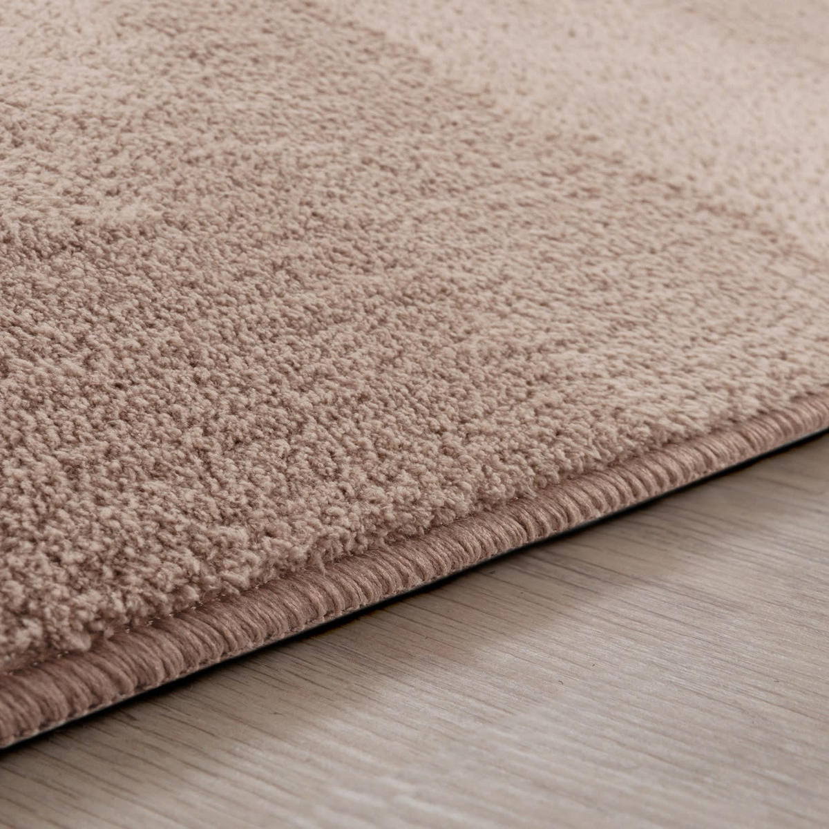 FLACHWEBETEPPICH Taupe 200 x 200 cm - Taupe, Kunststoff (200/200cm) - TT Home