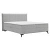 BOXBETT Eco - Hellgrau/Schwarz, Holz/Holzwerkstoff (180/200cm) - MIRJAN24
