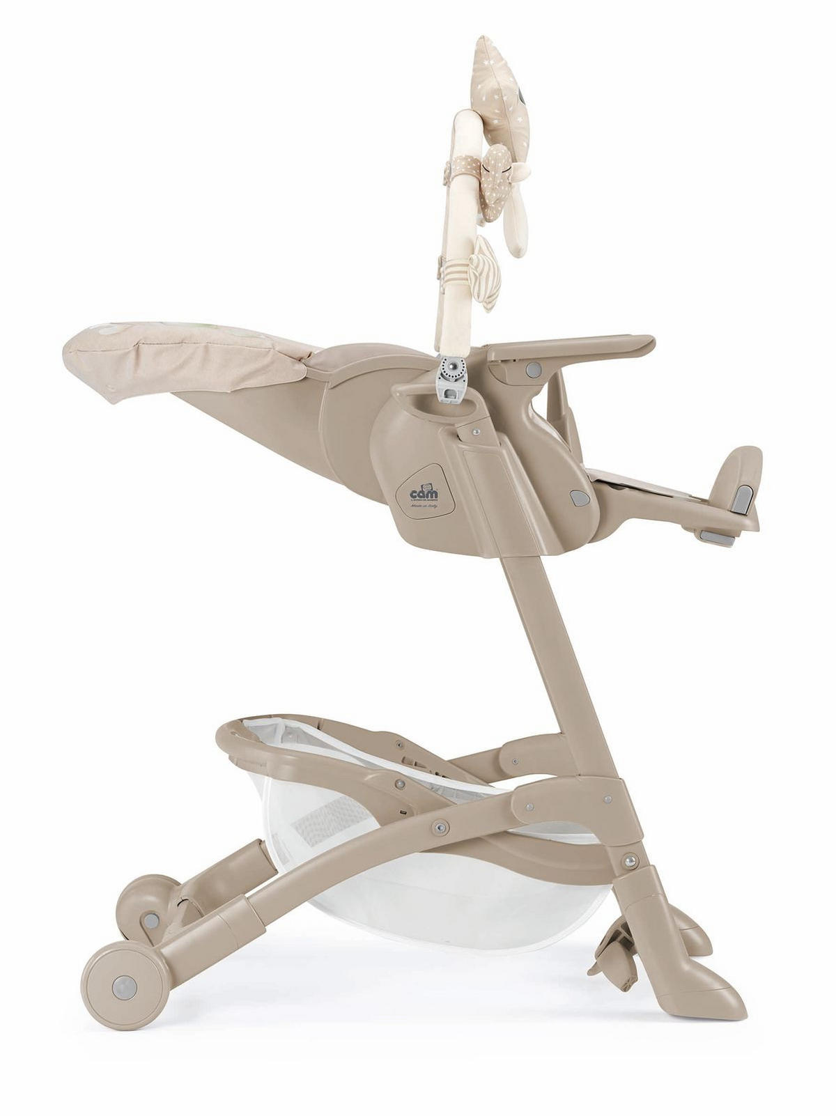 HOCHSTUHL Istante für 0-36 Monate | Beige | 8-fach höhenverstellbar - Beige, Kunststoff/Textil (59/29/110cm) - Cam il Mondo del Bambino S.p.A.
