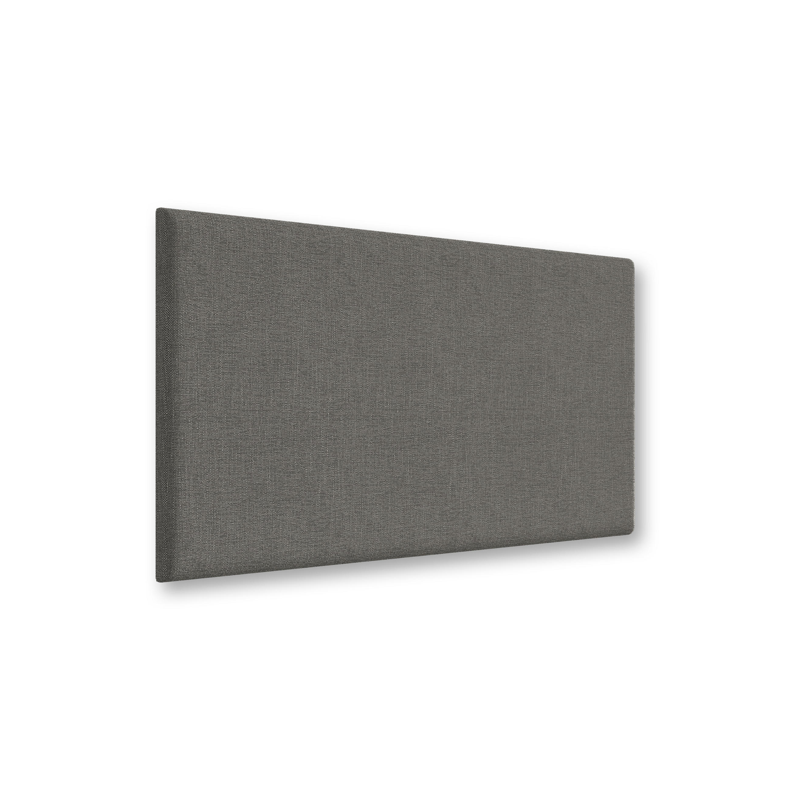 3D-WANDPANEELE Selbstklebende Wandverkleidung aus Kunstleder Akustik 60/30cm - Dunkelgrau, Textil (60/30/3cm) - Vercart