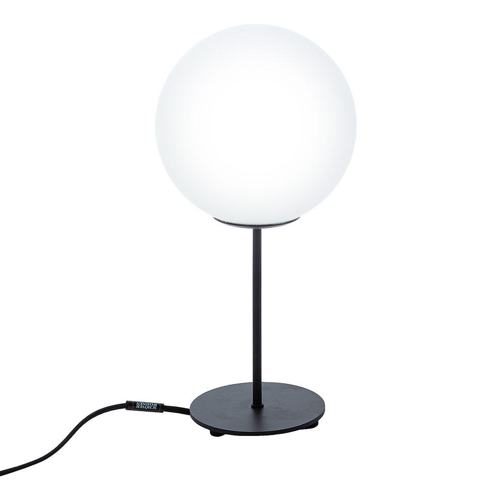 LED TISCHLEUCHTE Metall Schwarz - Schwarz, Glas (25/25/41.5cm)