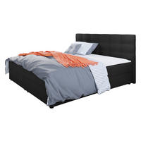 BOXBETT Fado II - Schwarz, Holz/Kunststoff (160/200cm) - MIRJAN24