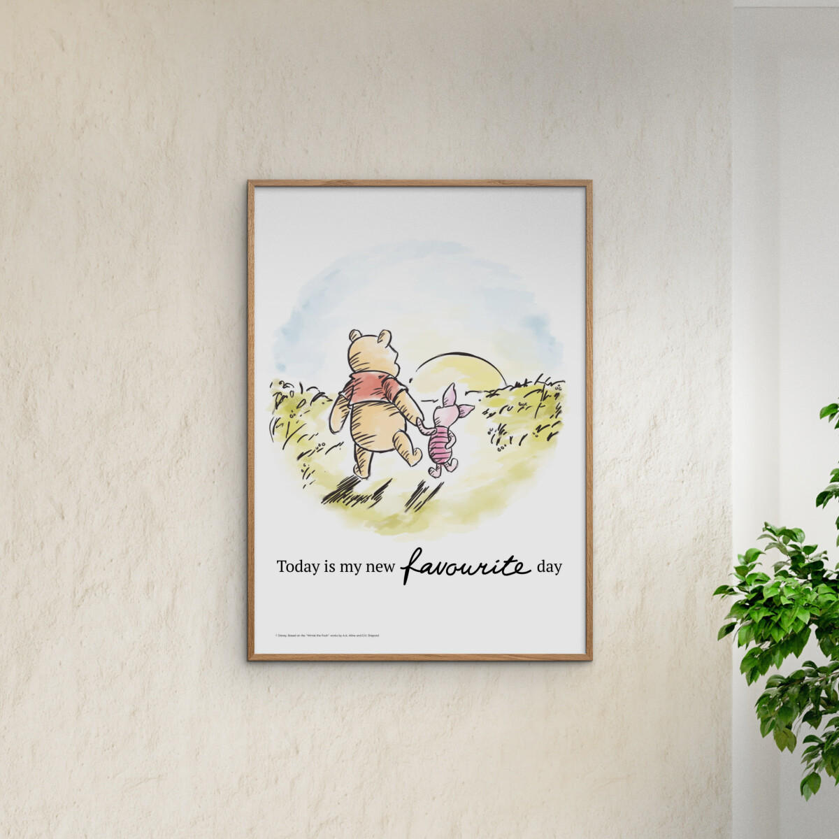 POSTER Disney - Winnie the Pooh - Friendship Sunset - Multicolor, Papier (70/100/0.1cm) - Poster&Frame