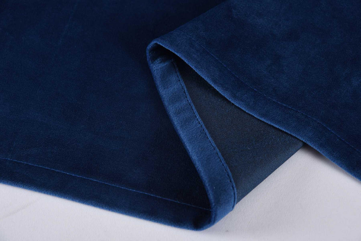 VORHANG MILANO HxB 280x135 cm Blau - Blau, Textil (135/280cm) - Gardinenbox