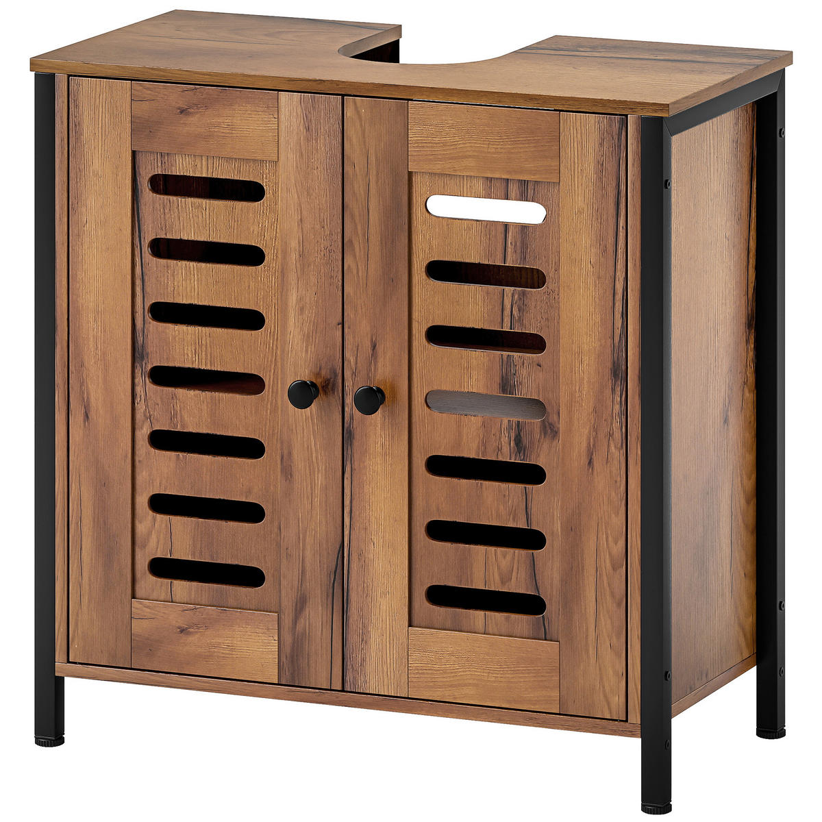 HÄNGESCHRANK Rustikales Braun 1 Stück - Beige, Naturmaterialien (60/60/30cm) - GiPP