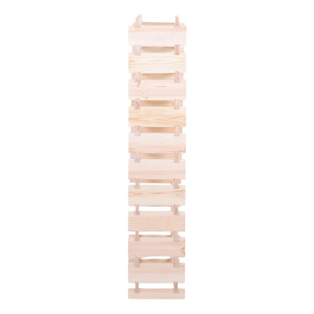 WEINREGAL VINOTECA FLEX PRO HxBxT 149x46x28cm 44 Flaschen auf 11 Ebenen Natur unbehandelt - Naturfarben, Holz (46/149/28cm) - PROREGAL