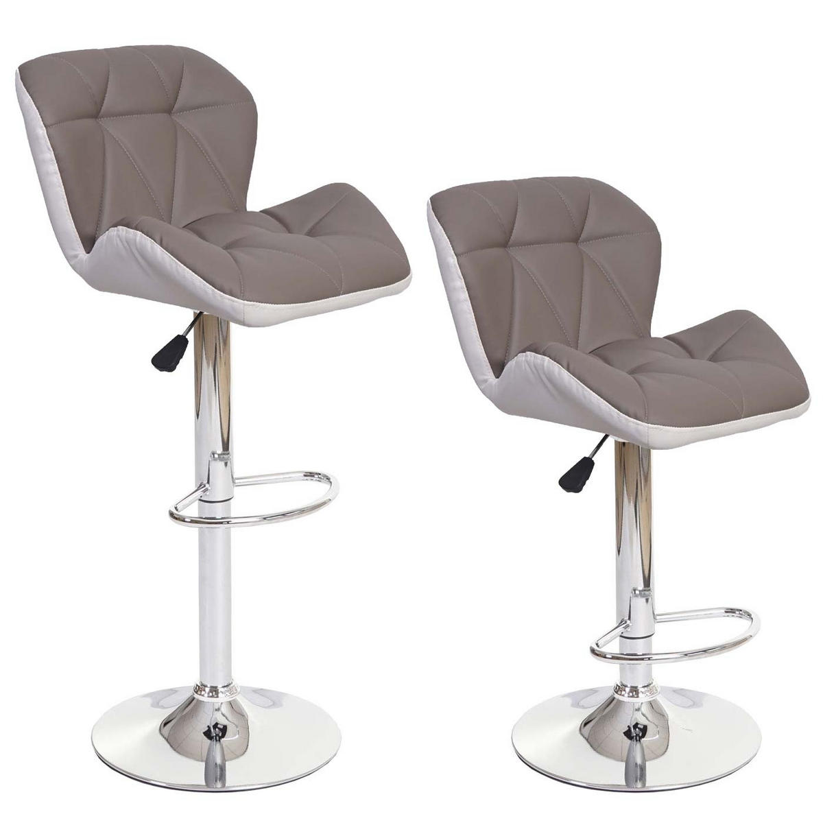 BARHOCKER taupe 2er-Set - Taupe, Textil (44/106/49cm) - MCW