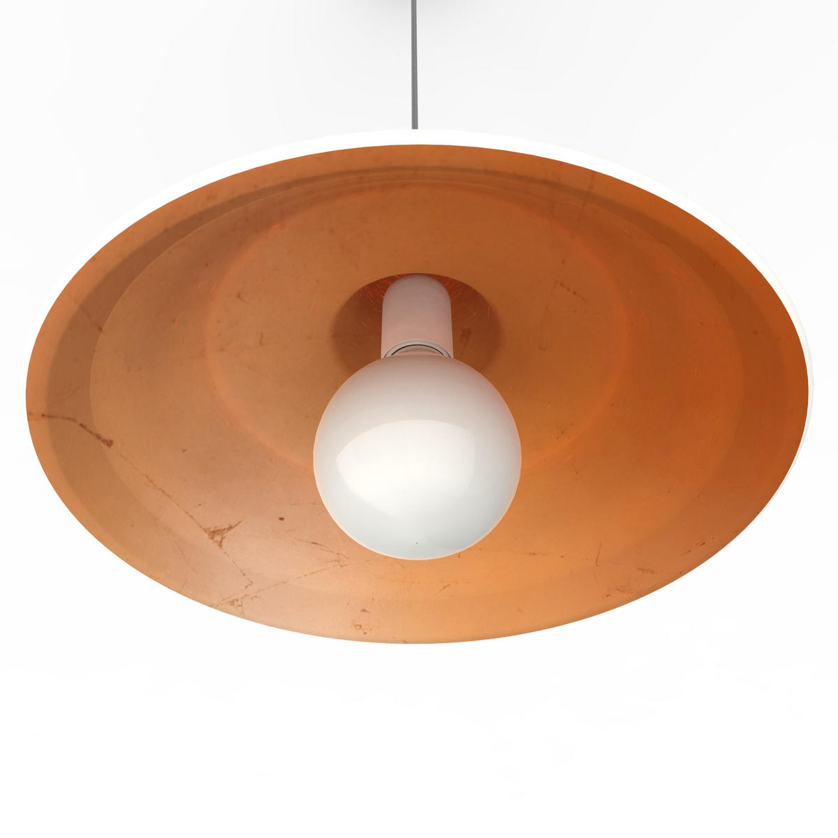 HÄNGELEUCHTE - Kupferfarben, Metall (45/45/25cm) - Lumicom