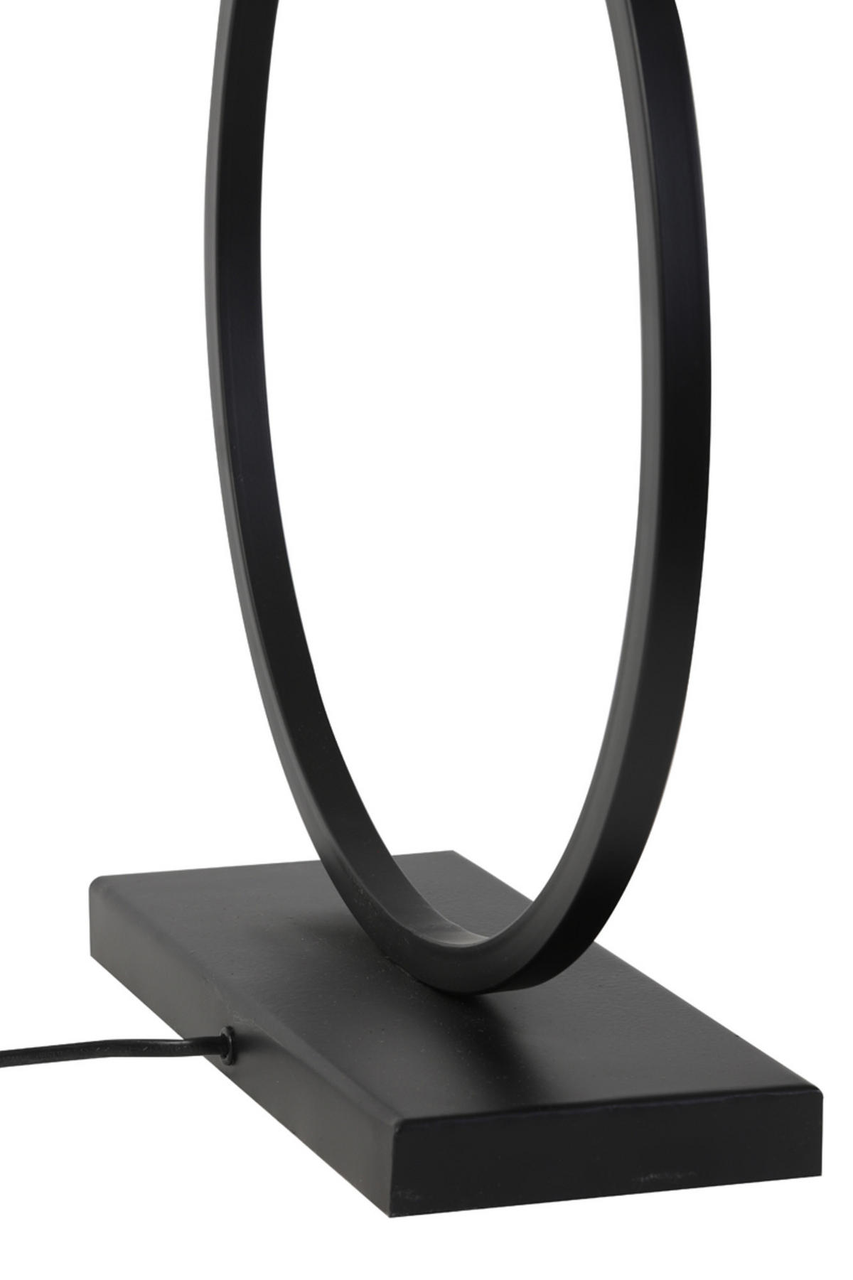 LAMPENFUSS Liva Schwarz Ø40/53 cm - Schwarz, Metall (40/12.5/52cm) - Light & Living