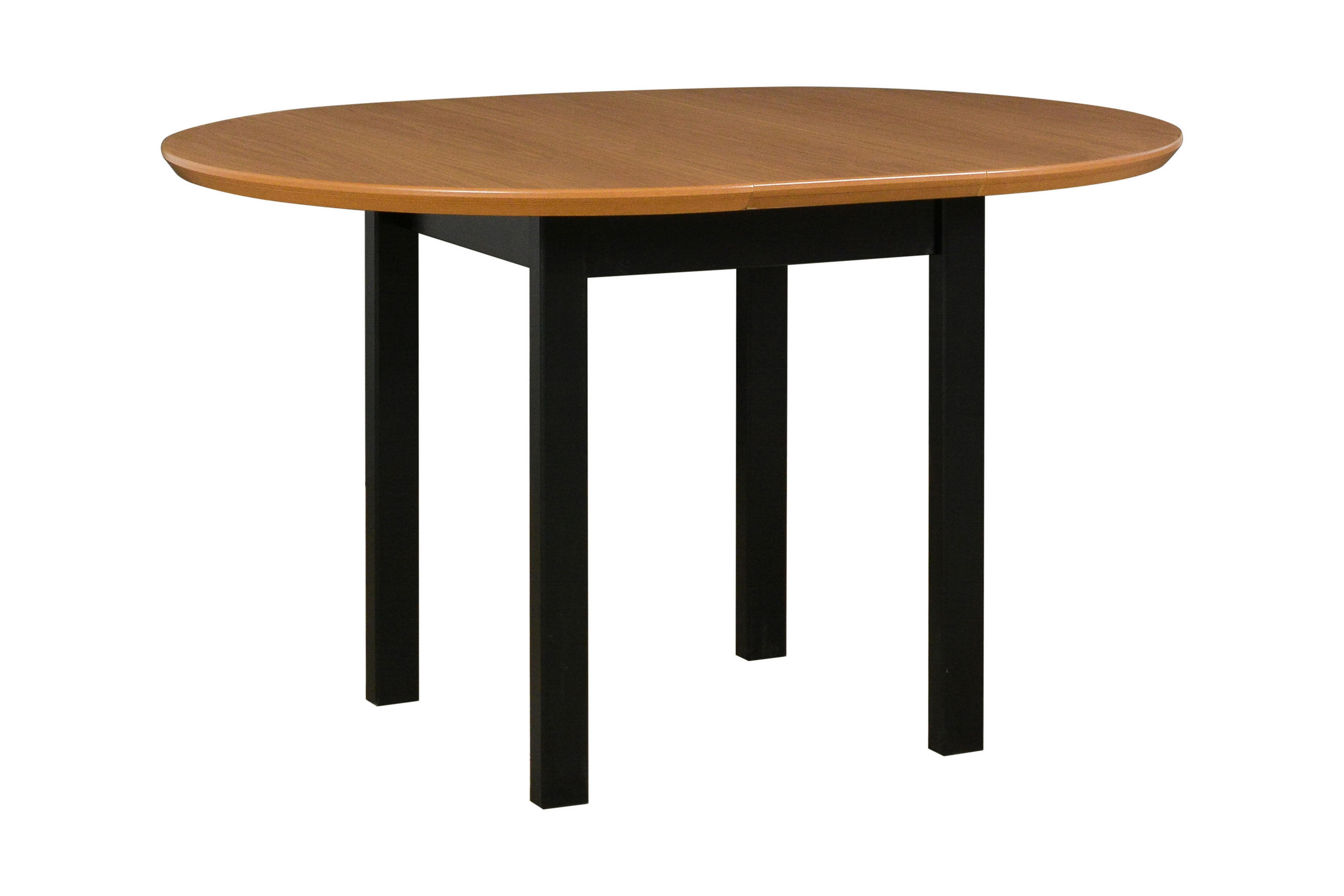 ESSTISCH Poli 1, 100-130 cm, eiche - Wildeiche, Holz (130/100/76cm) - Leaf Design