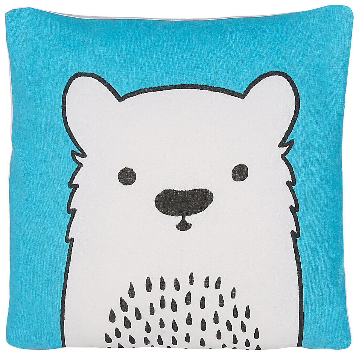 DEKOKISSEN 2er-Set Blau 45/45 cm Waranasi - Blau, Naturmaterialien/Textil (45/45cm) - Beliani