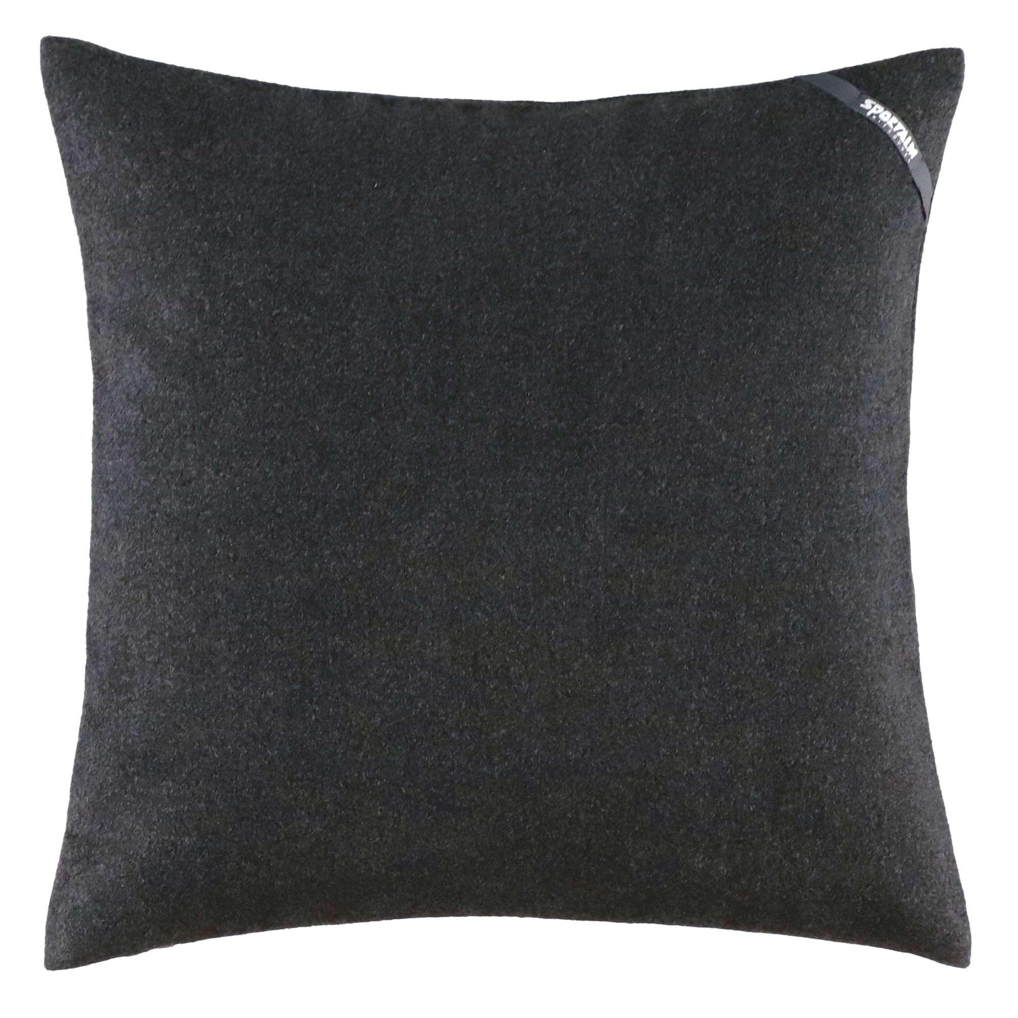 ZIERKISSENHÜLLE BOUCLÈ KITZ - Anthrazit, Textil (40/40cm) - Sportalm Kitzbühel
