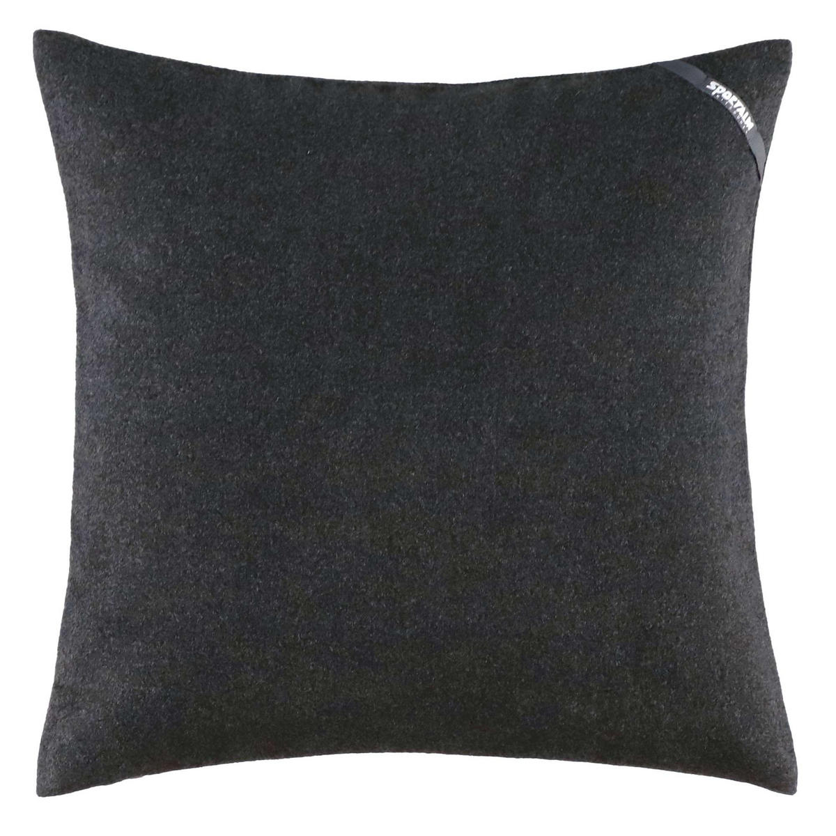 ZIERKISSENHÜLLE BOUCLÈ KITZ - Anthrazit, Textil (40/40cm) - Sportalm Kitzbühel