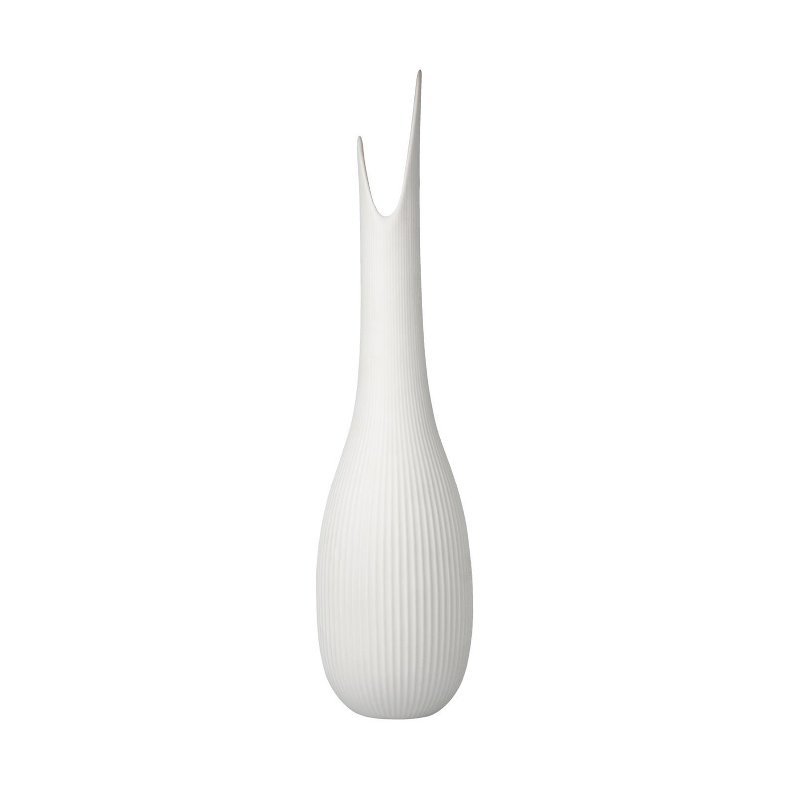 VASE Studio 8 Pure Raindrop weiß 41 cm - Weiß, Keramik (41cm) - Goebel