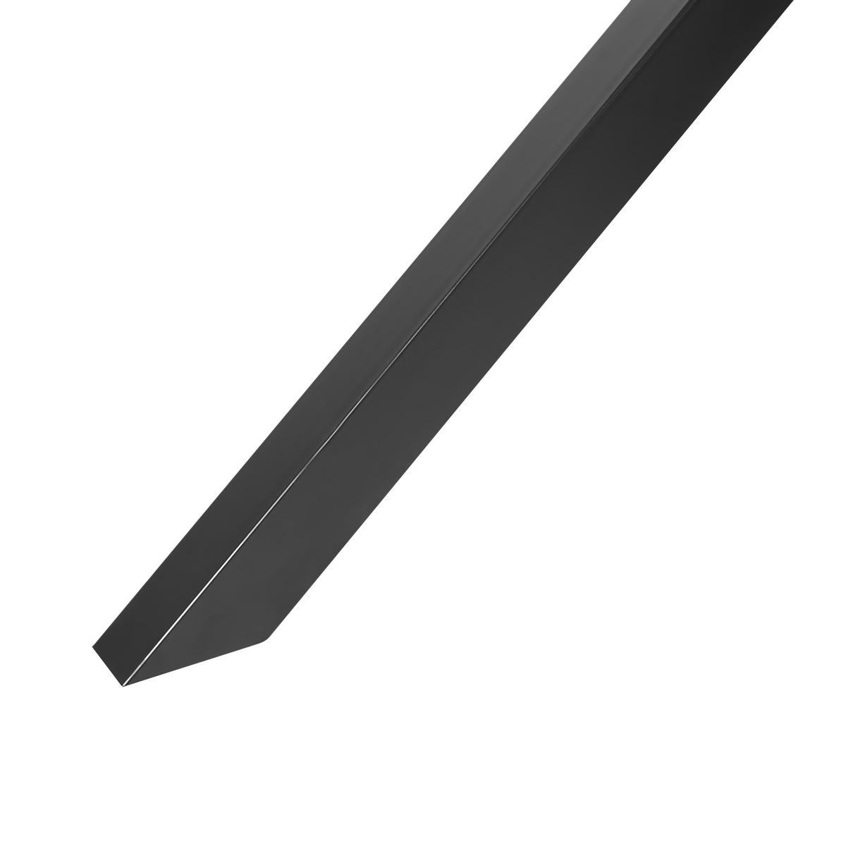 ESSTISCH Schwarz 120/120 cm Fitzroy - Schwarz, Holzwerkstoff (120/120/75cm) - Beliani