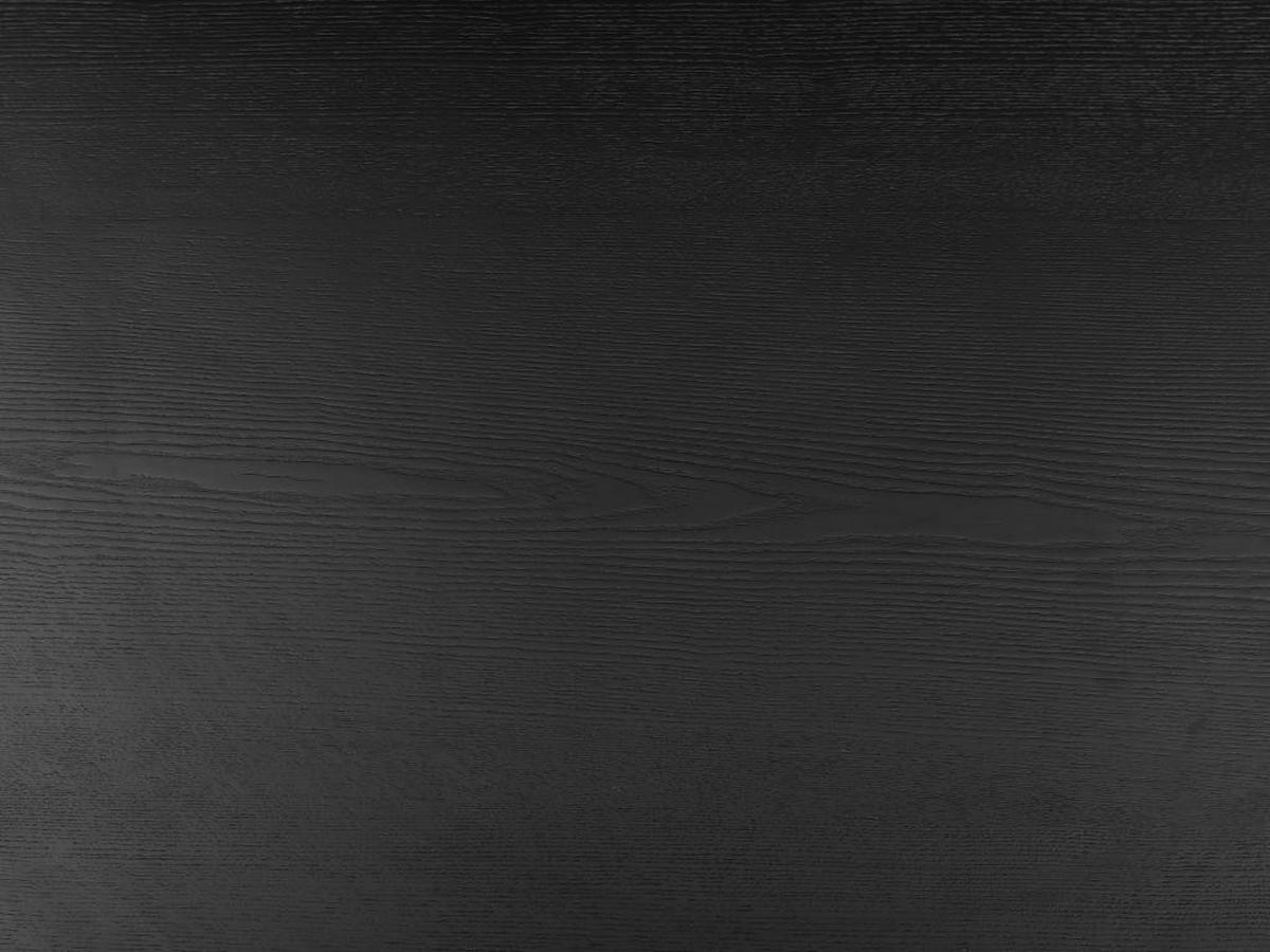 ESSTISCH rund - 4 Personen - Eichenfurnier - Schwarz - BURSANA - Schwarz, Holz (120/120/75.5cm) - Vente-Unique