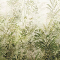 FOTOTAPETE Dschungelmuster 400 x 280 cm - Grün, Papier (400/280cm) - Sanders & Sanders