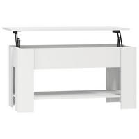 COUCHTISCH Weiß 101x49x52 cm Holzwerkstoff - Weiß, Holzwerkstoff (101/49/52cm) - furnicato