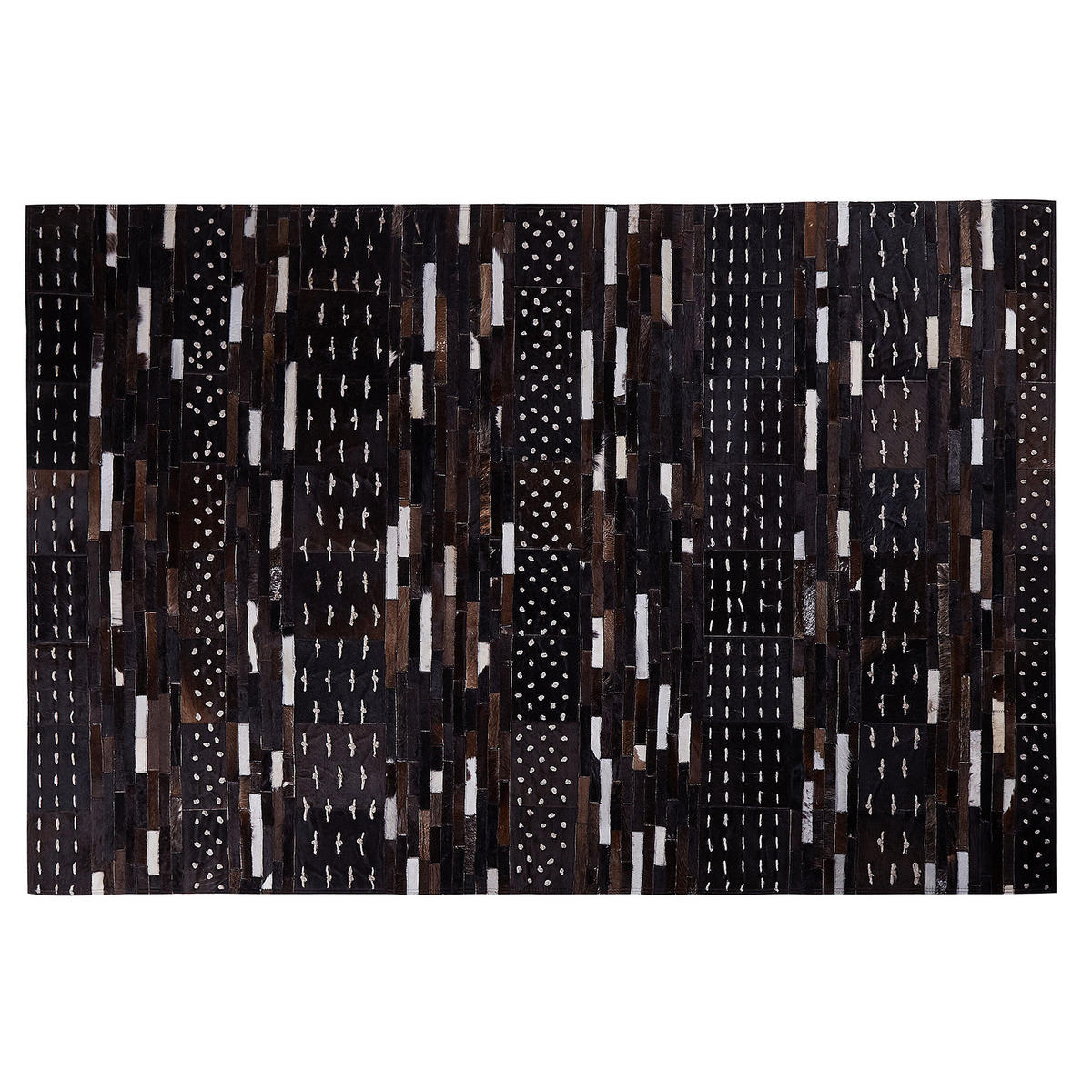 KURZFLOR-TEPPICH Akseki 230/160 cm - Braun, Fell (160/230cm) - Beliani