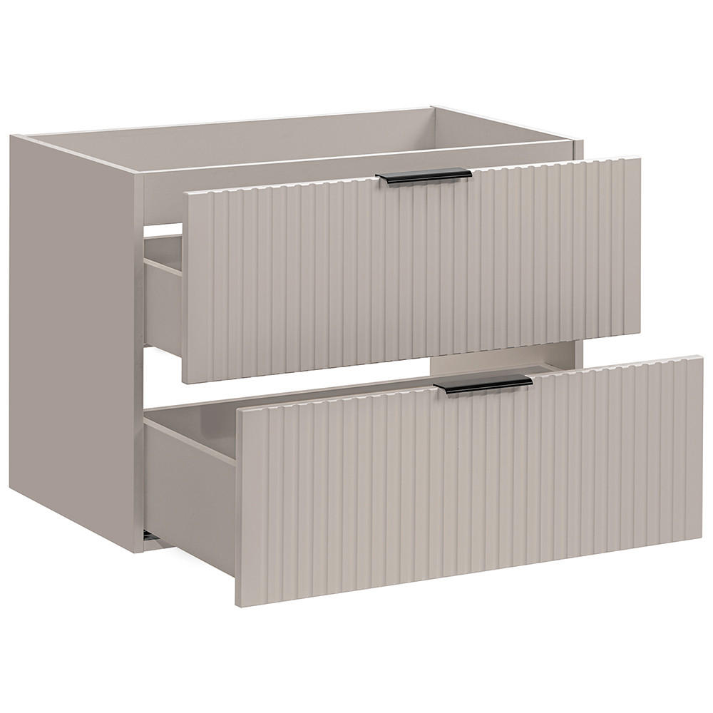 WASCHTISCH Adelaide-56 - Beige, Holzwerkstoff (80/57/46cm) - Lomado