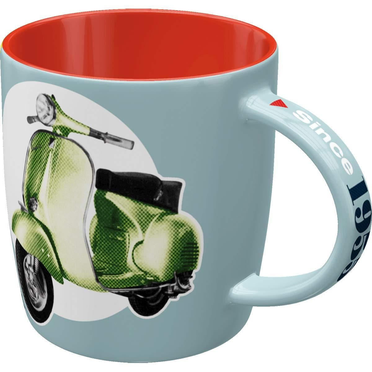 KAFFEETASSE 330 ml Vespa GS 150 Since 1955 - Multicolor, Keramik (0.33L) - Nostalgic-Art