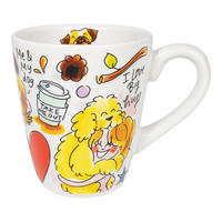 BECHER Hund in Bunt - 350 ml - Multicolor, Keramik (0.35L) - Blond Amsterdam