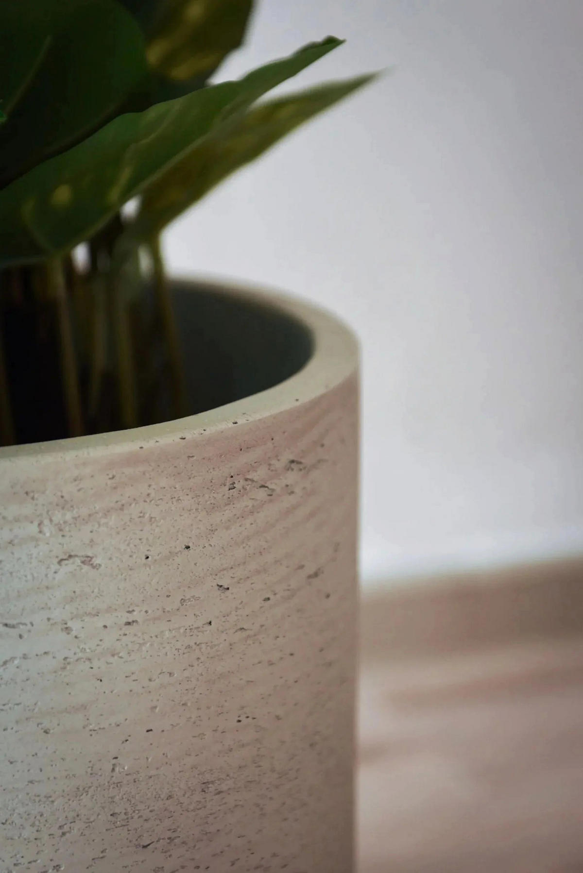 PFLANZTOPF Miro beige | 32x31 - Beige, Kunststoff (31cm) - aplanta