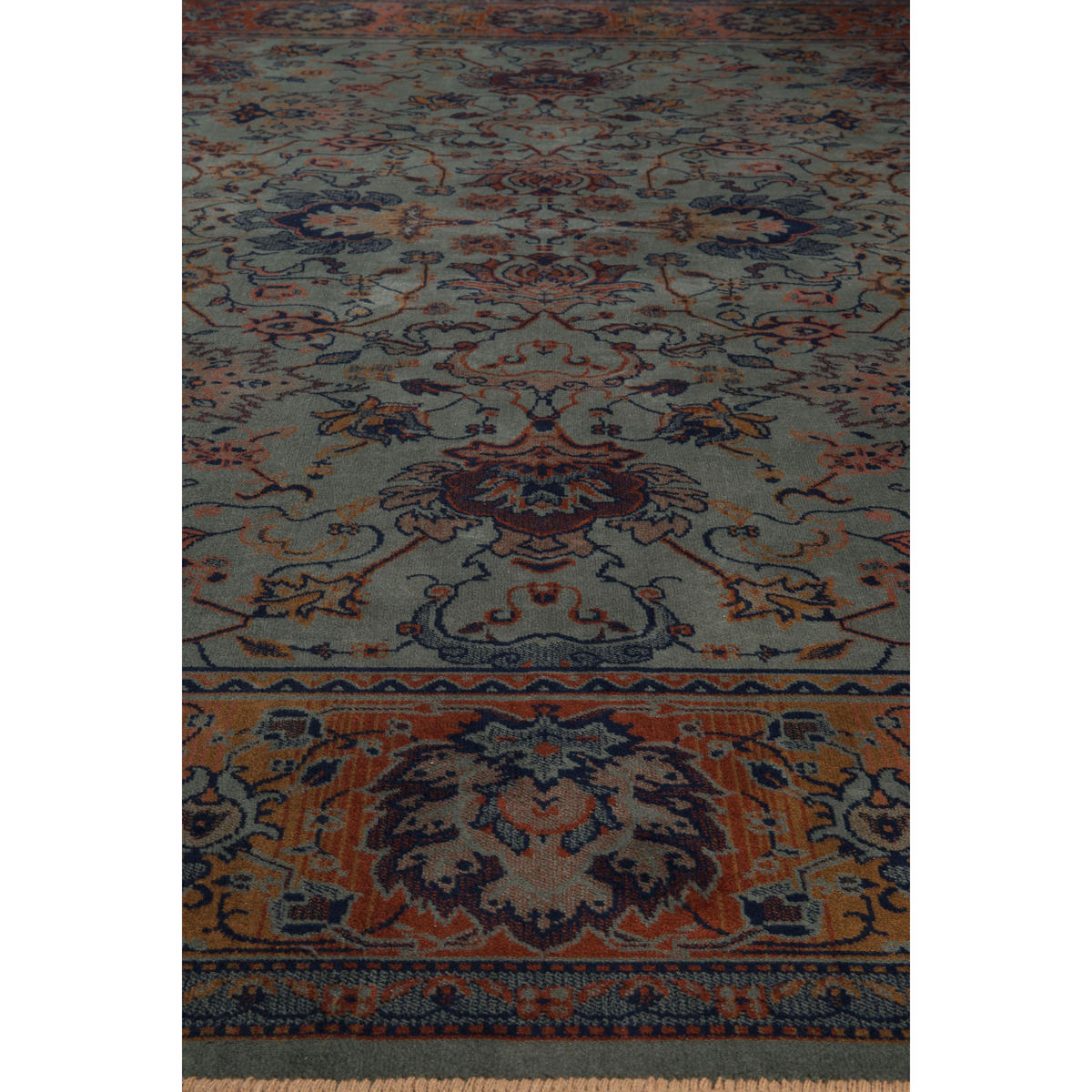 TEPPICH Bid 170x240 cm Grün - Grün, Textil (240/170cm) - Dutchbone
