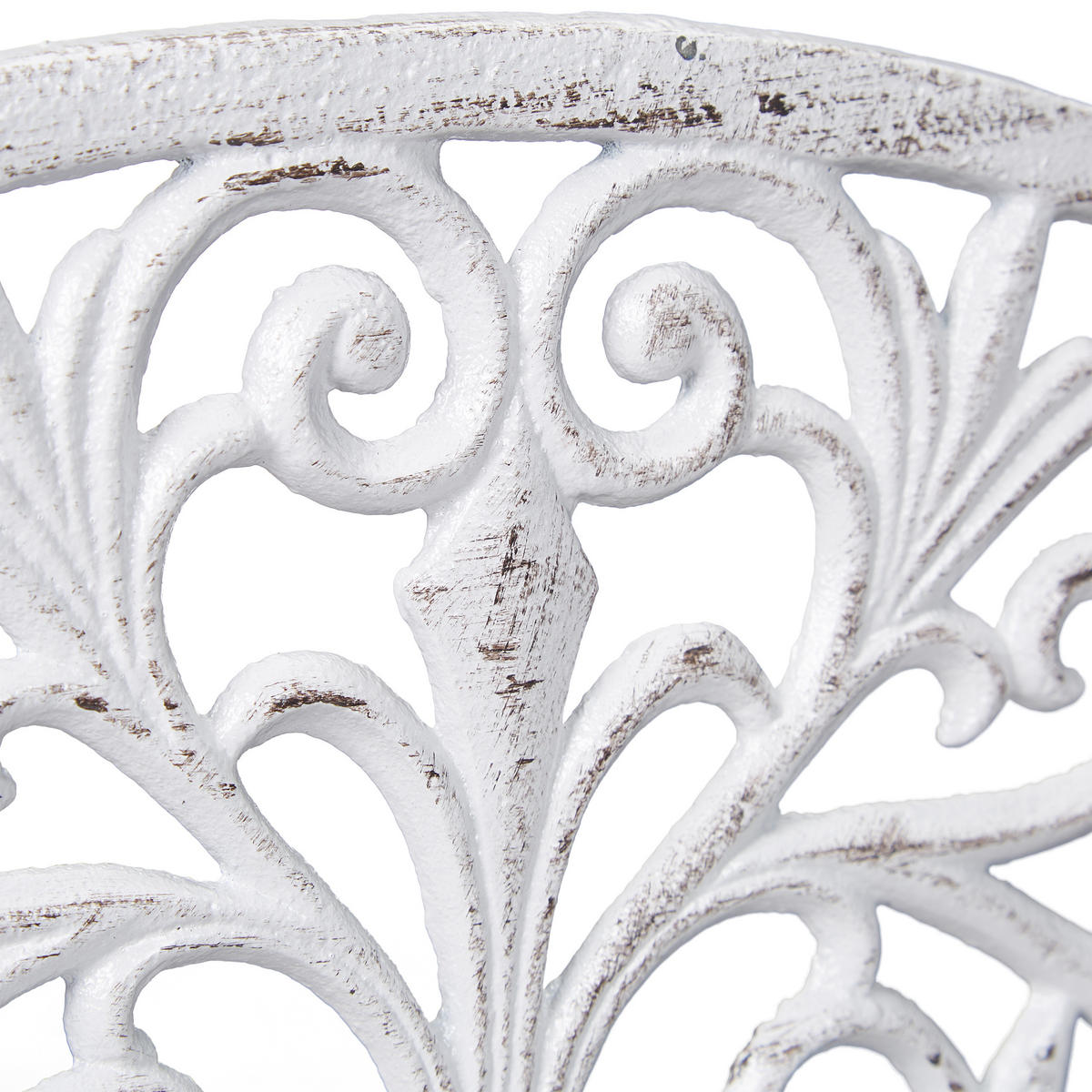 WANDGARDEROBE - Weiß, Holz/Metall (39/23/11.5cm) - Relaxdays