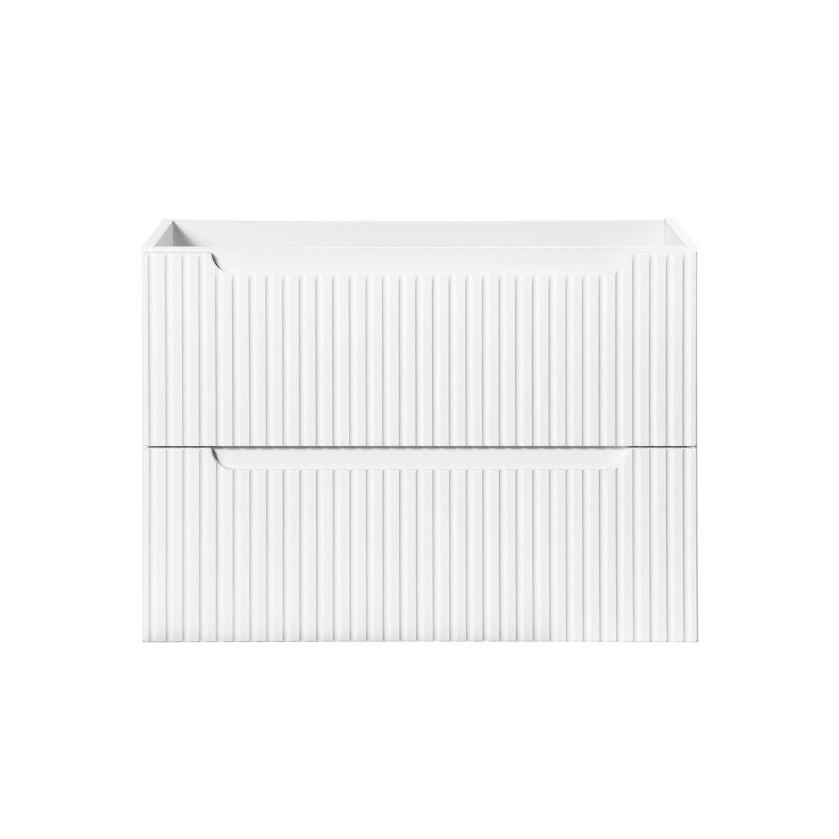 WASCHTISCHUNTERSCHRANK 80cm Riva Weiß - Weiß, Holzwerkstoff (80/57/40cm) - Petits-meubles
