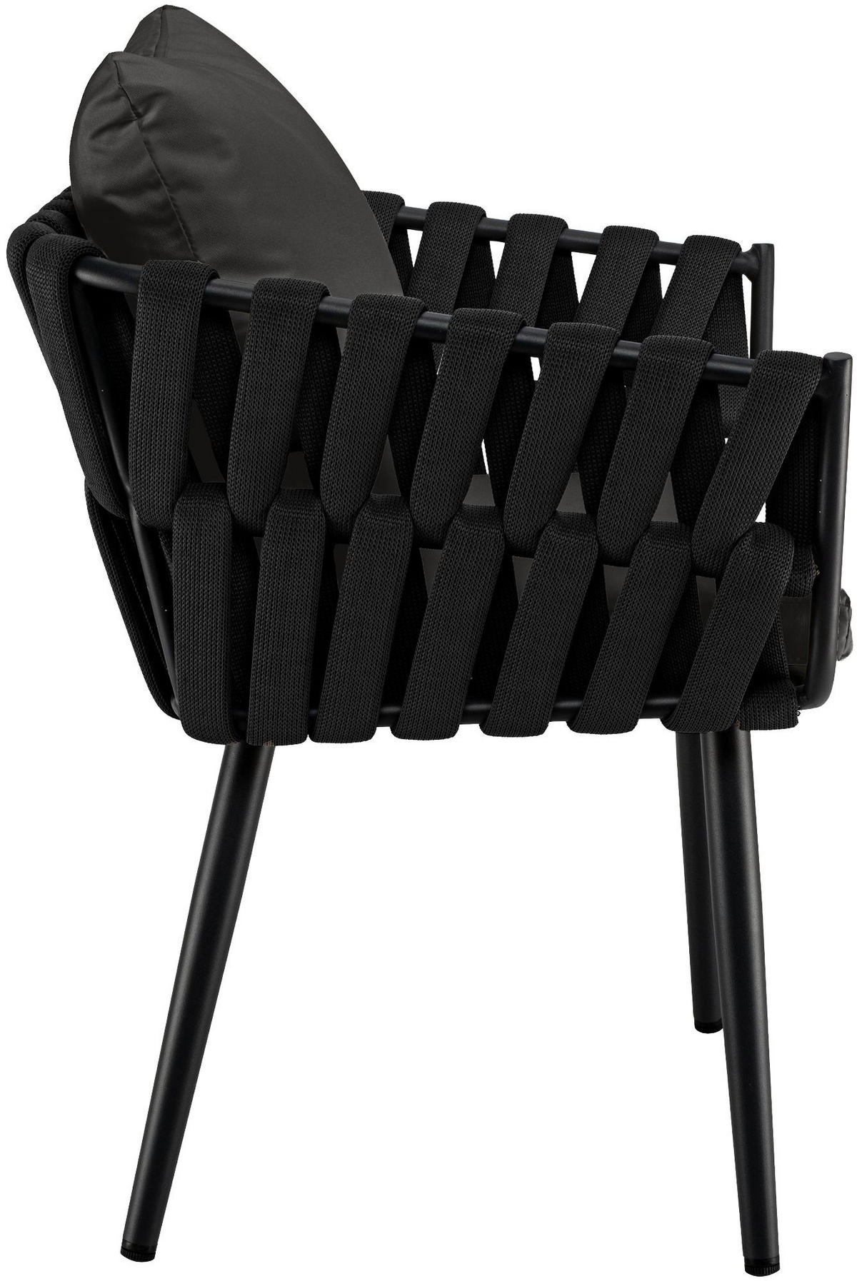 GARTENSTUHL Metall Anthrazit - Anthrazit, Metall (61/43/56cm) - CLP